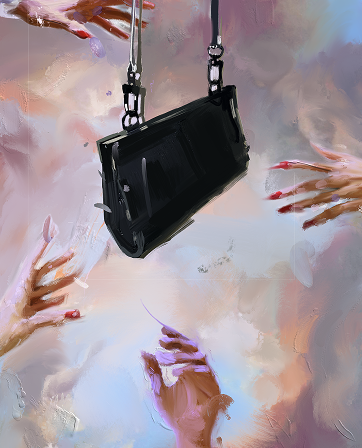 Art in a bag, with Willow